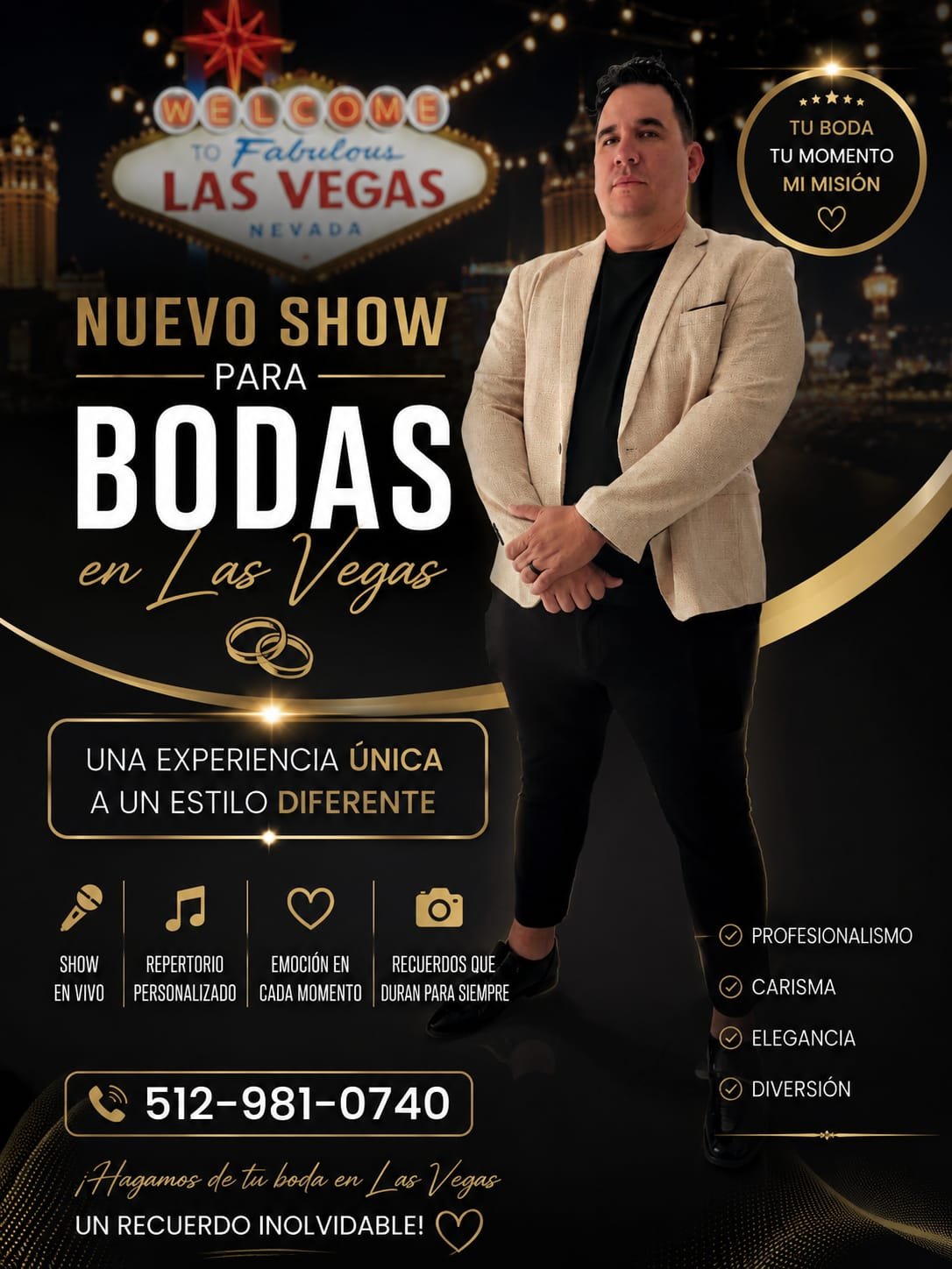 Show para Bodas en Las Vegas